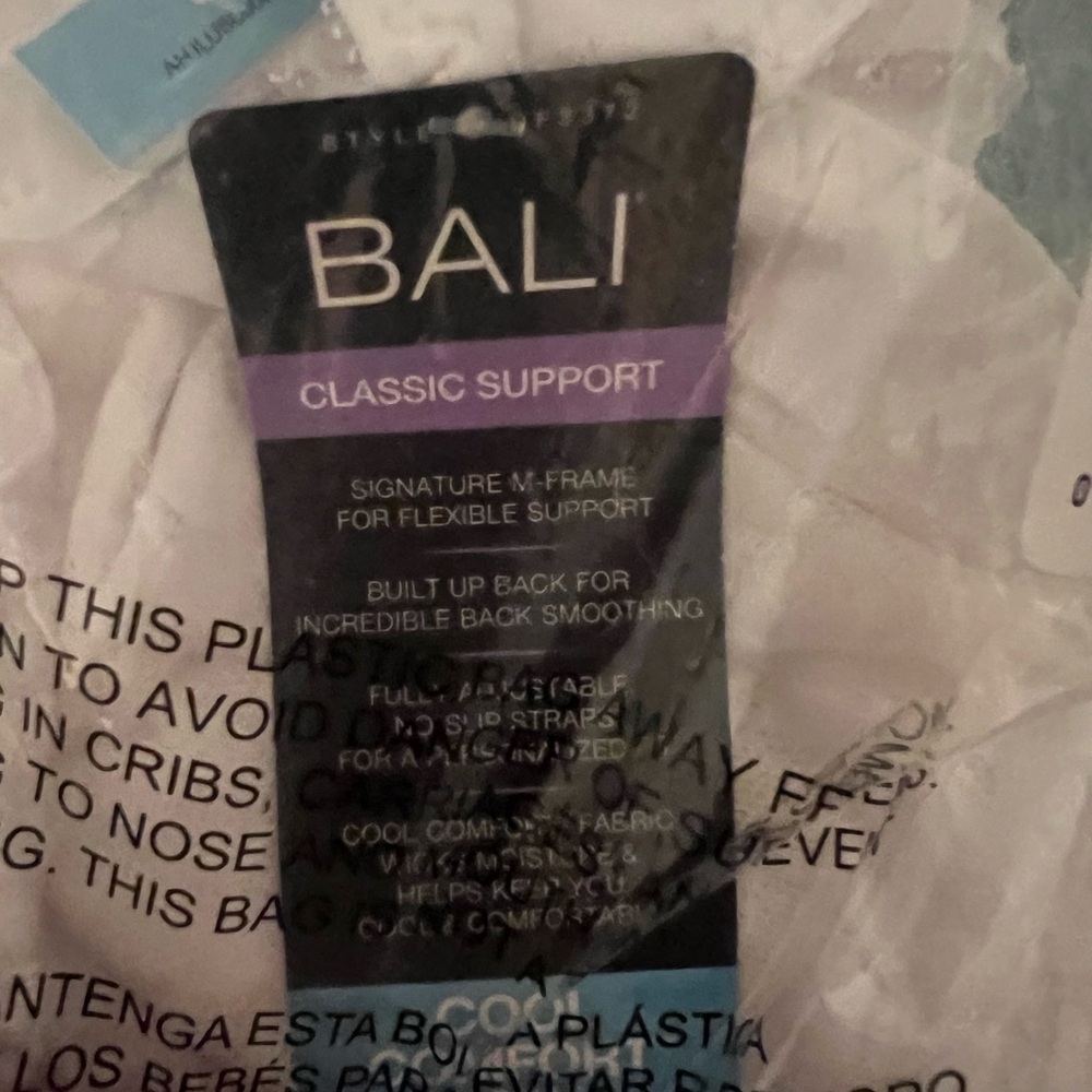 Bali White Comfort Bra